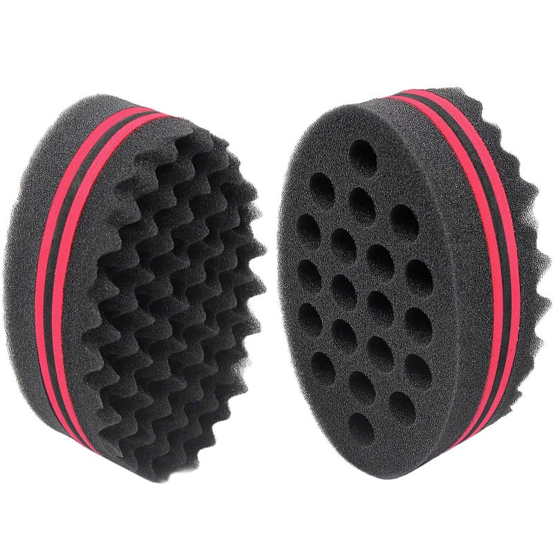 AIR&TREE Magic Barber Sponge Brush for Waves, Dreadlocks, Coils, and Afro Curls - Hair Care Tool with 7 & 16 mm Diameters (1 PCS) - Image 1